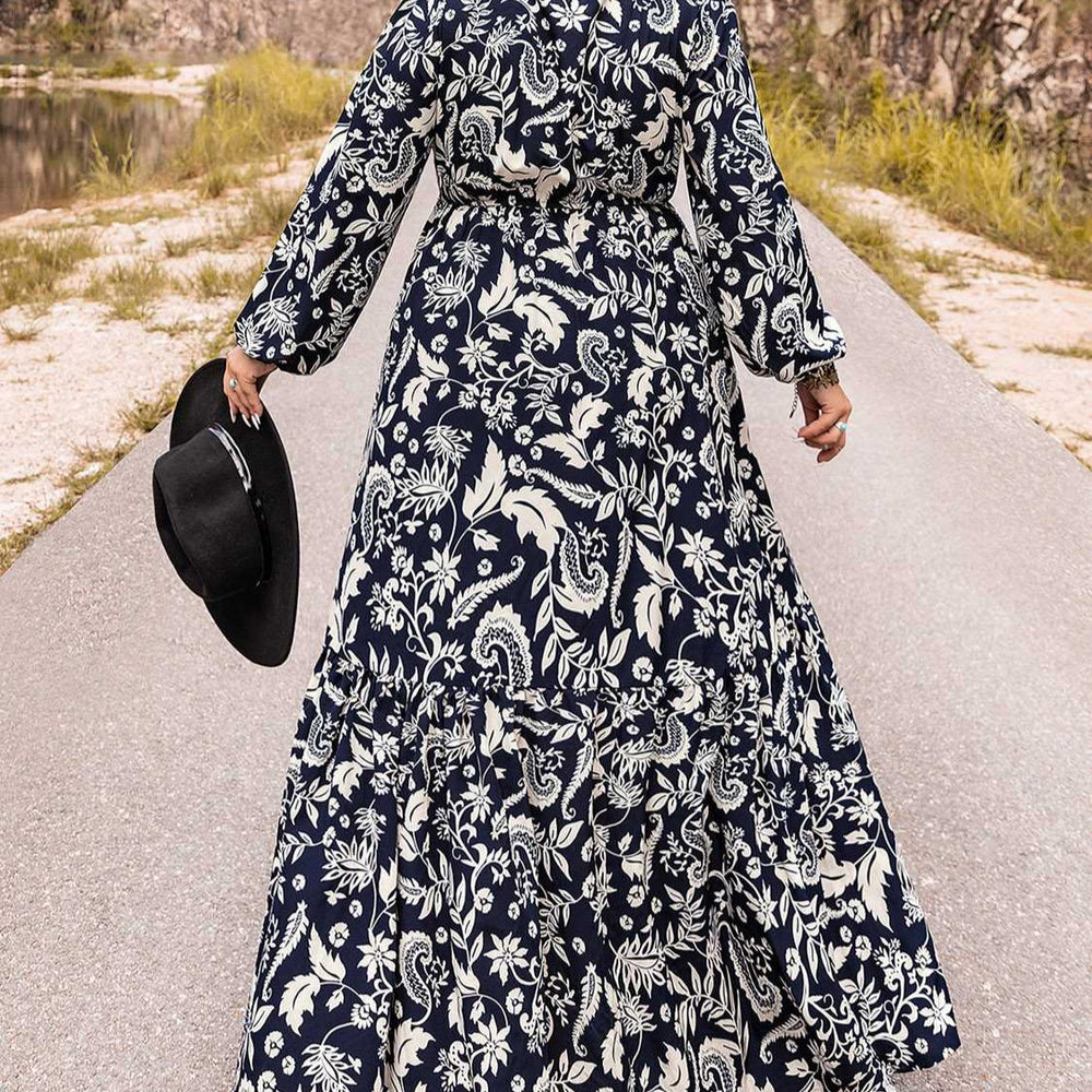 Long Sleeve Plus Size Maxi Dress