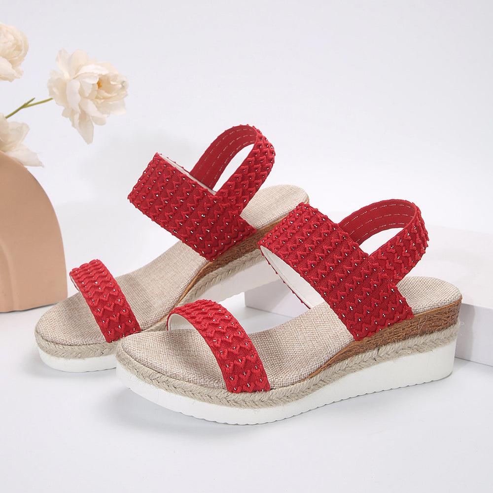 
                      
                        Summer Fashion Wedge Sandals for Women Peep-Toe Shoes for Women
                      
                    