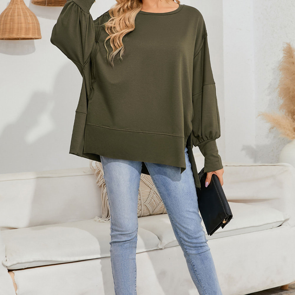 
                      
                        Black Patchwork Drop Shoulder Oversized Top
                      
                    