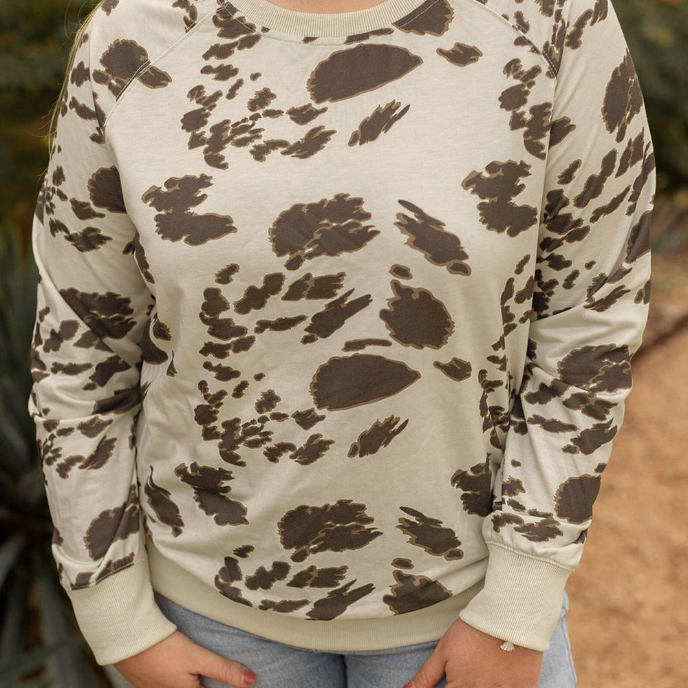 
                      
                        Animal Print Plus Size Sweatshirt
                      
                    