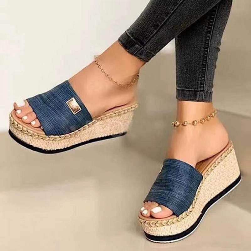 
                      
                        New Casual Muffin Wedge Sandals and Slippers
                      
                    