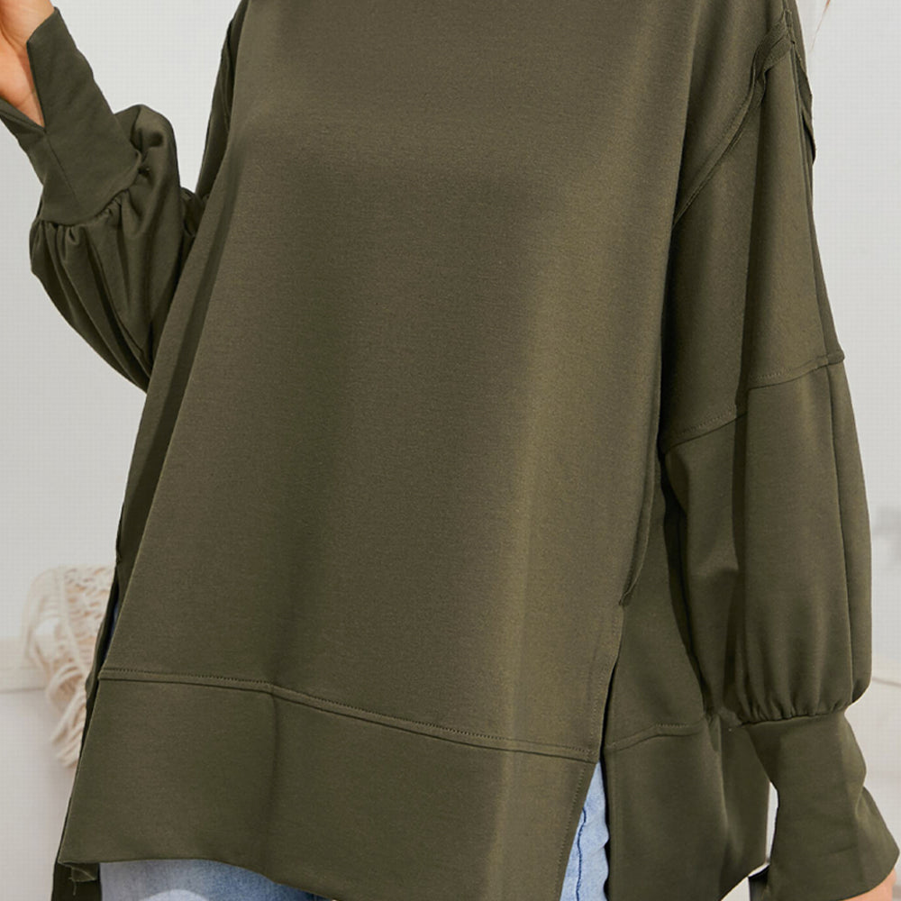 
                      
                        Black Patchwork Drop Shoulder Oversized Top
                      
                    