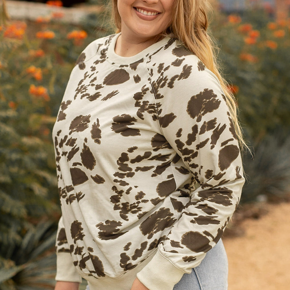 
                      
                        Animal Print Plus Size Sweatshirt
                      
                    