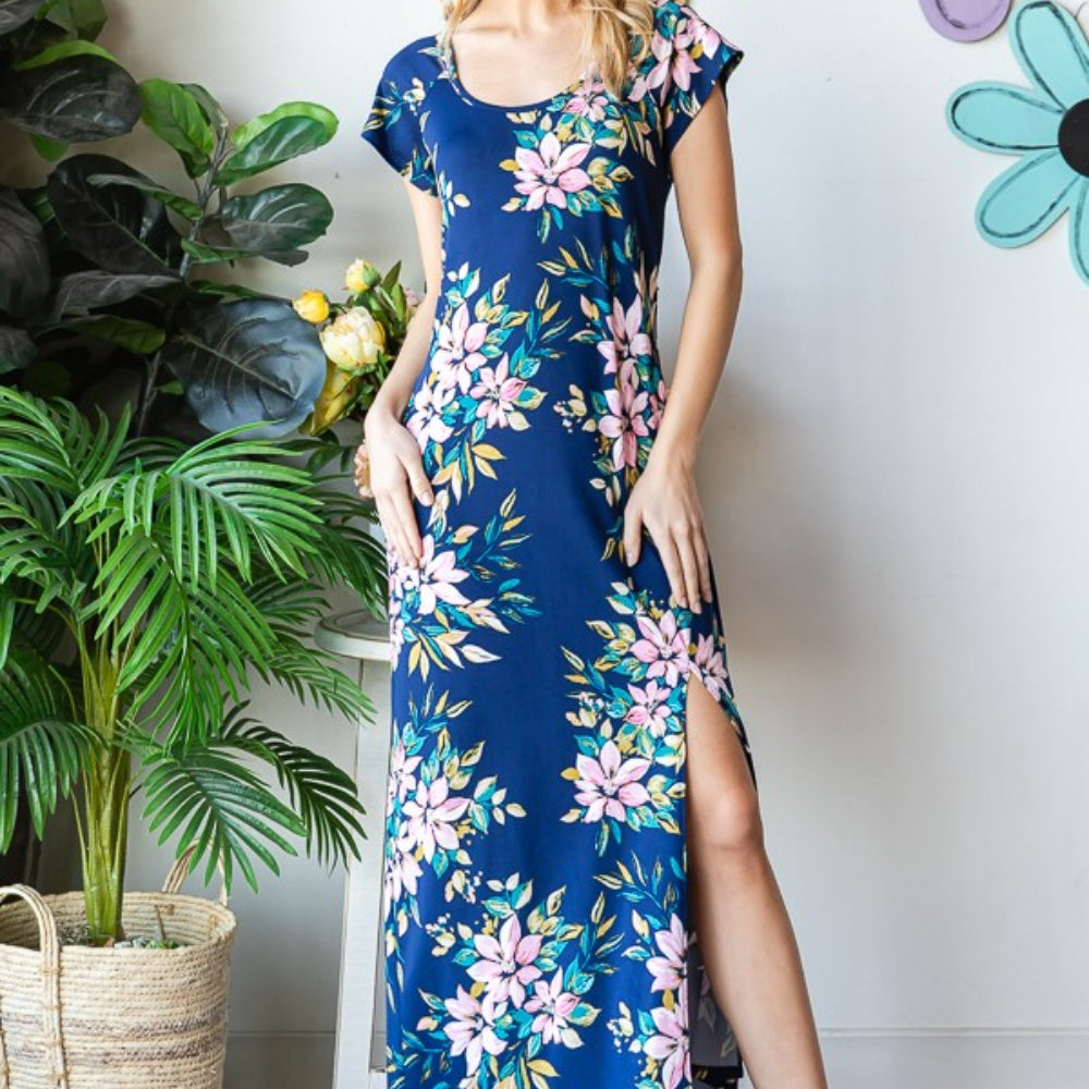 Floral Slit Dress