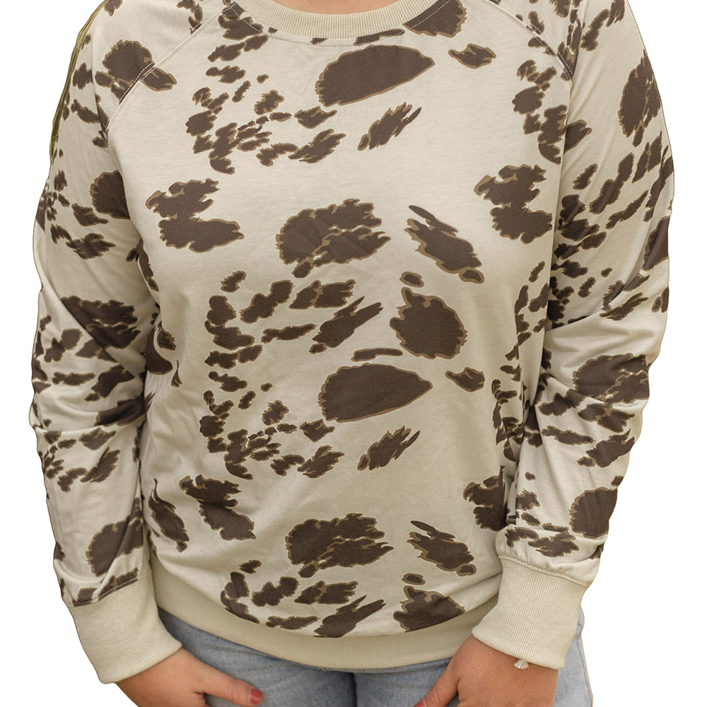 
                      
                        Animal Print Plus Size Sweatshirt
                      
                    