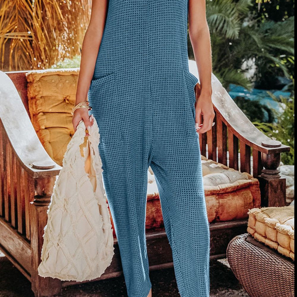 Sleeveless Straight Jumpsuit - Summer Wardrobe Essential